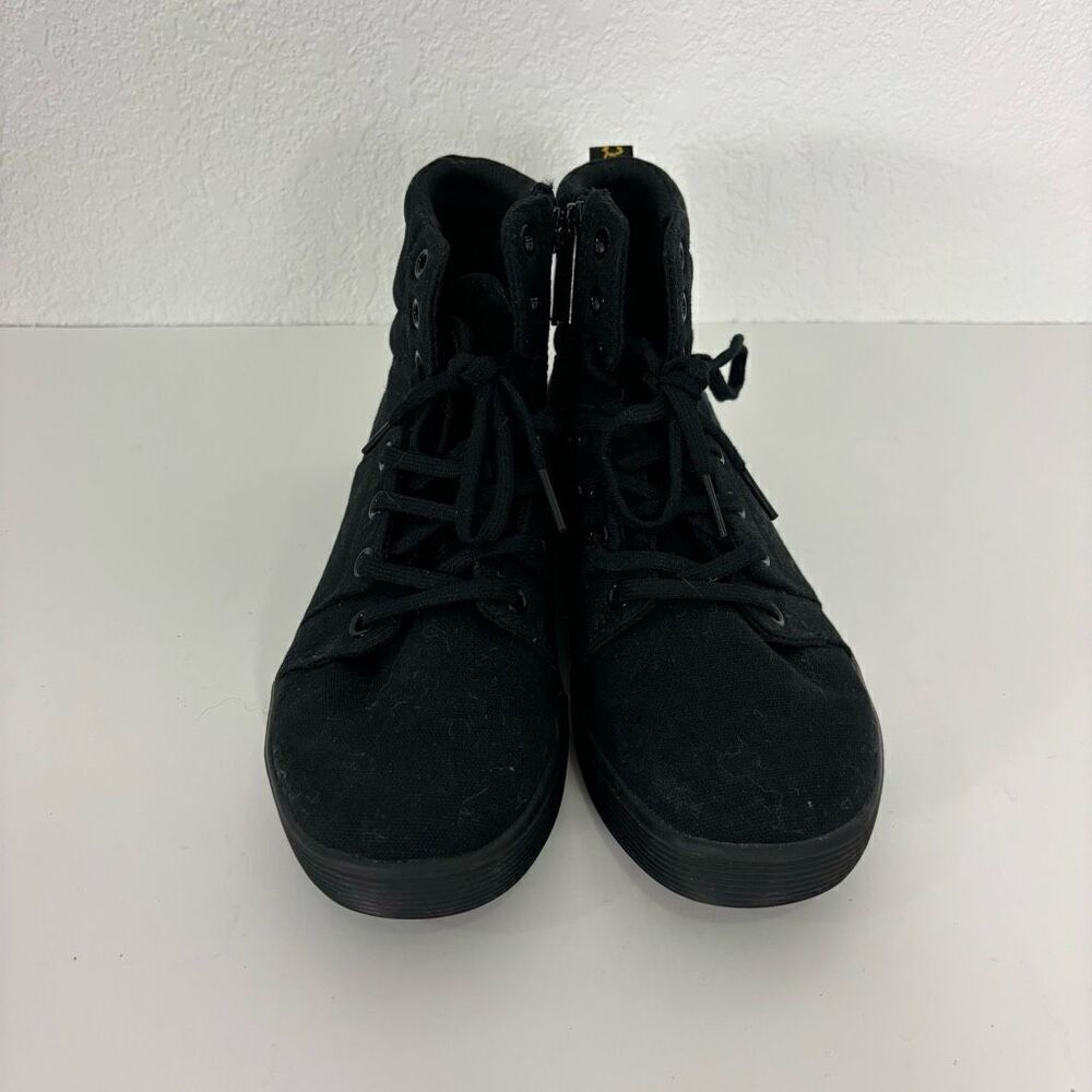 Dr. Martens Black Lace Up Rozarya Sneaker Shoes Women’s 6 - Picture 2 of 7